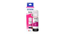 REFIL DE TINTA EPSON MAGENTA T504 T504320-AL ORIGINAL 70ML