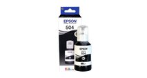REFIL DE TINTA EPSON PRETA T504 T504120-AL ORIGINAL 127ML